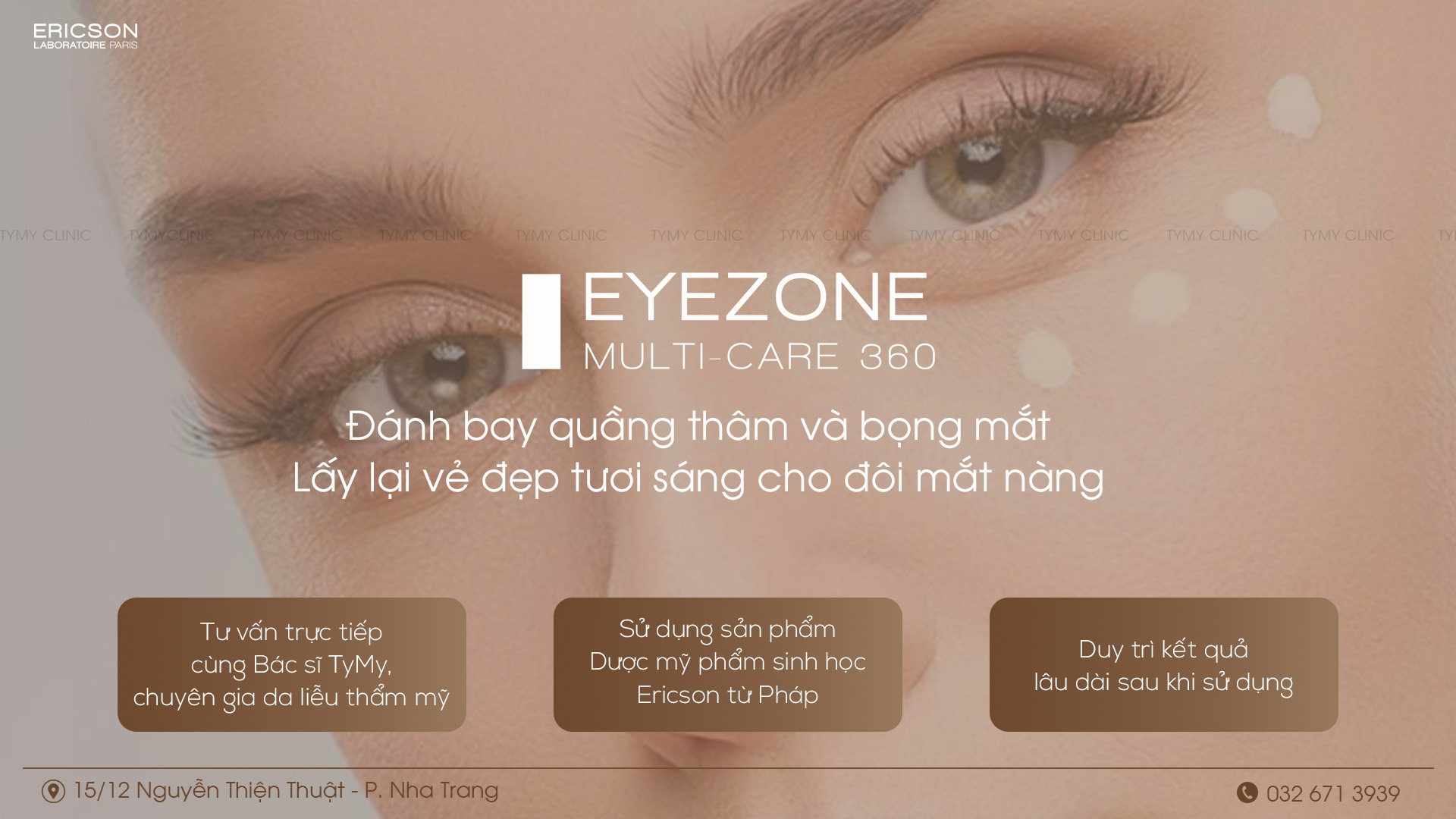Kem chống thâm mắt 'Eye zone multi care 360'