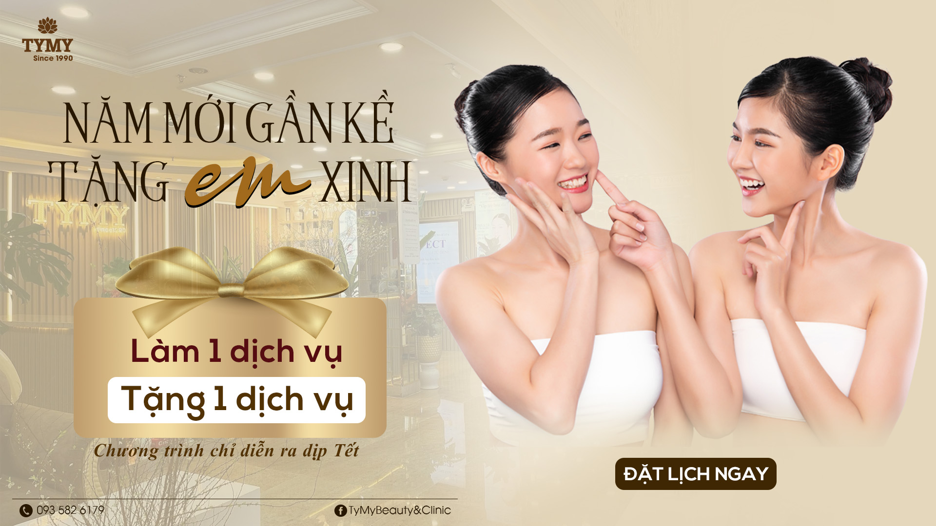 Chương trình khuyến mãi siêu hot trong tháng 1 tại TyMy Spa