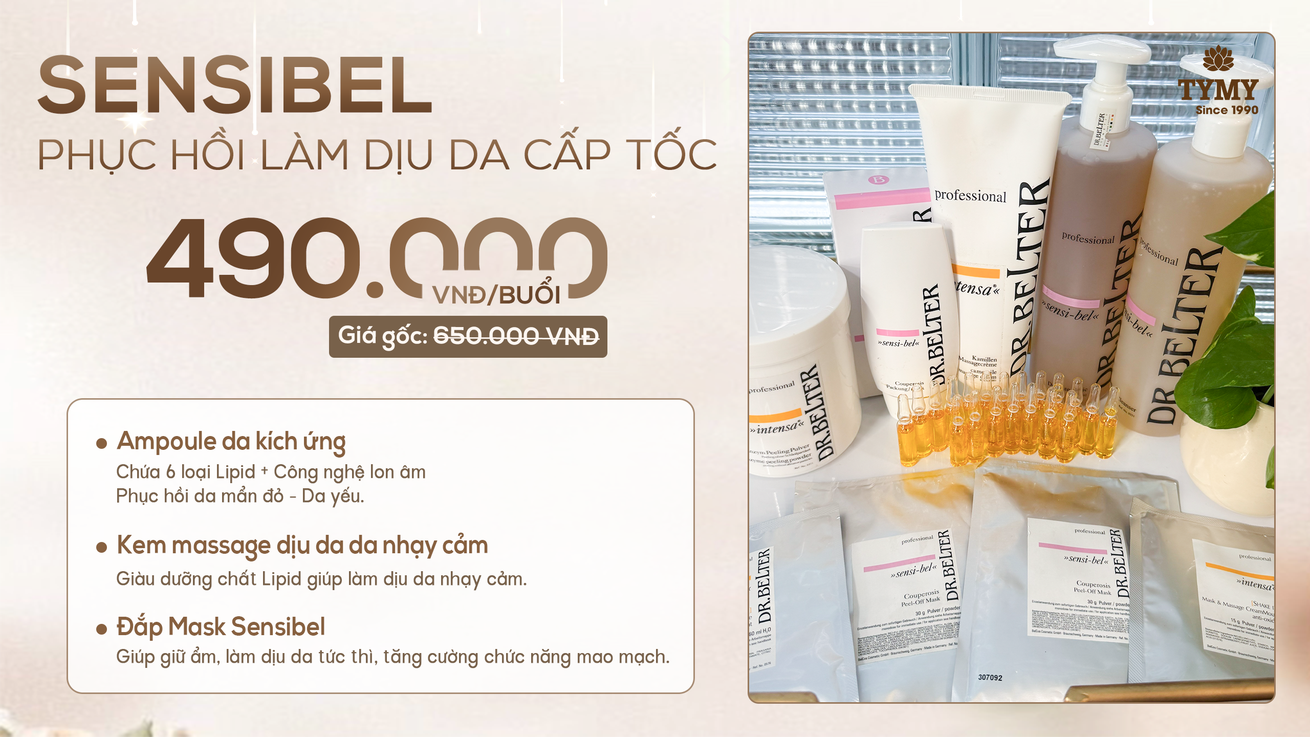 SENSIBEL phục hồi làm dịu da cấp tốc