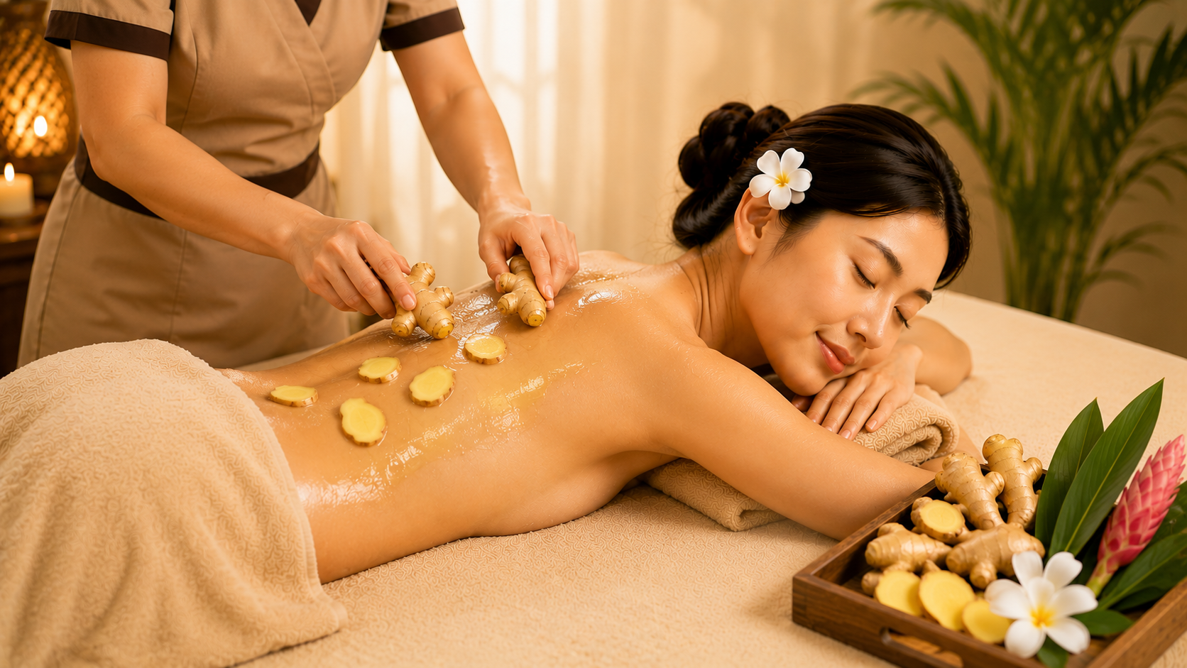 TYMY MASSAGE GỪNG TƯƠI Y PHÁP - GIẢI CẢM
